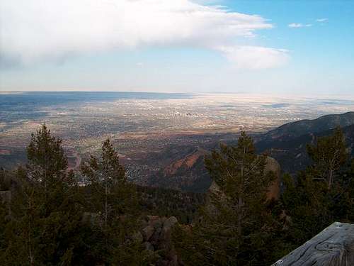 Colorado Springs from the top...