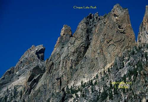 Cirque Lake Peak