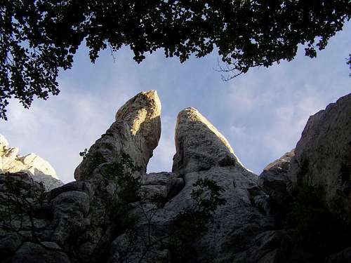 Two spires on Vucjak