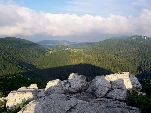 View from Vucjak towards east