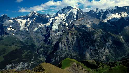 Eiger, Mönch and Jungfrau from Bietenhorn (2752m)
