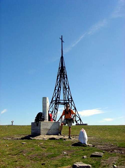 In the summit of Gorbea with...