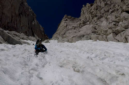An attempt on Mt Whitney's mountaineers route