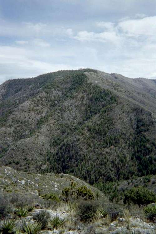 View of Mount Pratt summit,...