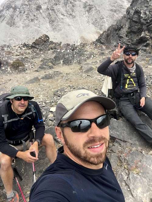 Borah Peak - on trailhead coming back