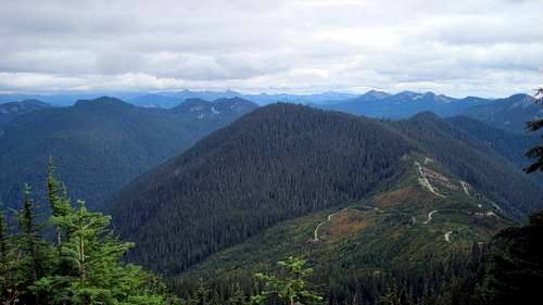 'Tall Halla Mountain' from Pt. 5540 on Captain Point East Ridge trail