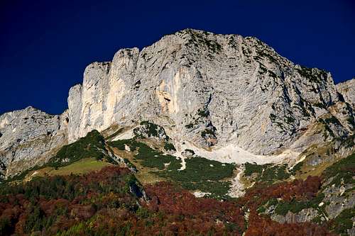 Berchtesgadener Hochthron, 1972 m and its south east face