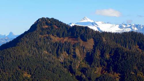 Welker Peak and Mount Shuksan from Thunder Lakes Butte