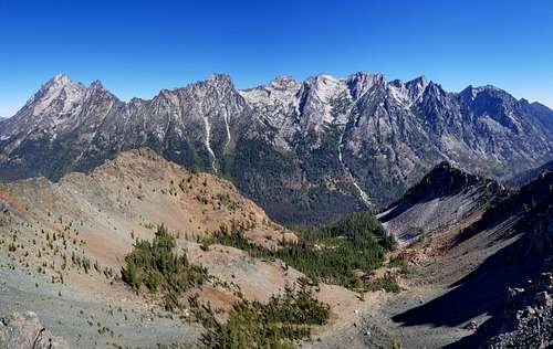 Stuart Range from Summit