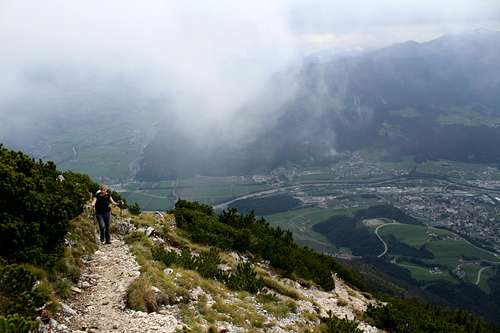 Ebner Joch - Close to the summit