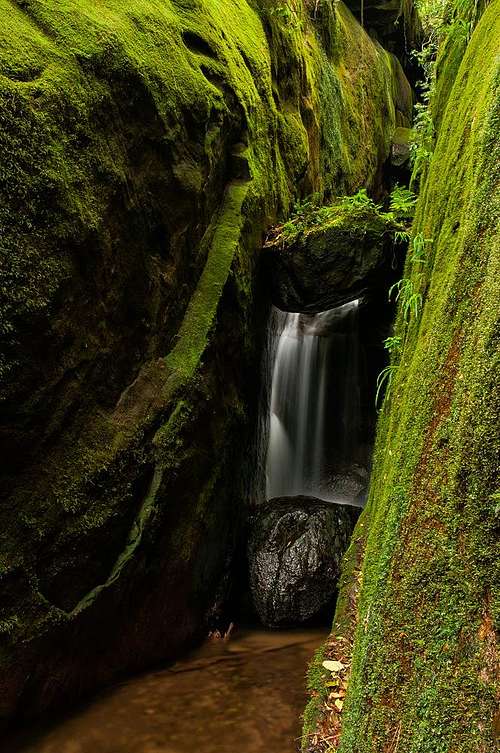 cachoeira da fenda - reserva biológica do Tinguá