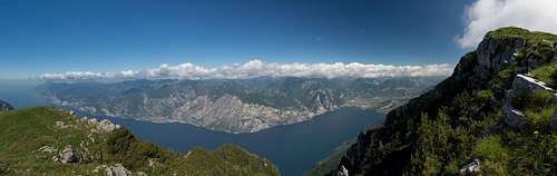 Lago di Garda and Monte Laste'