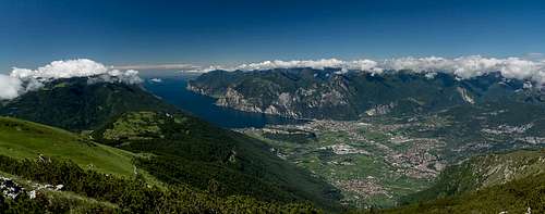 Summit view Lago di Garda