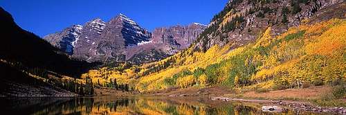 The Maroon Bells from Maroon...