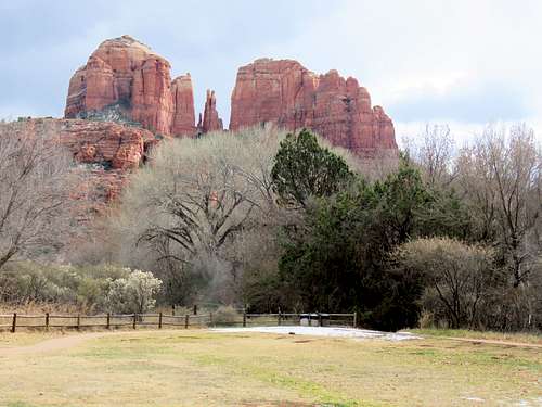 Cathedral Rock from Crescent Moon Park