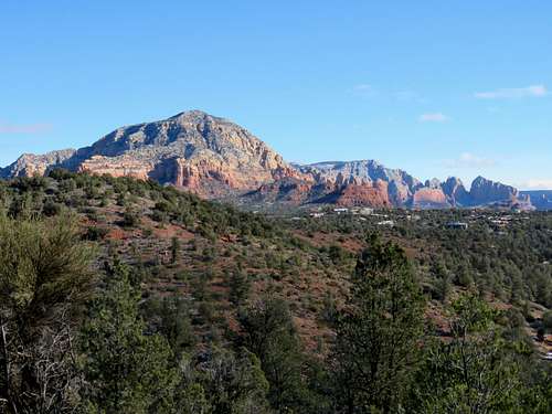 Capitol Butte from the southern parts of Girdner Trail