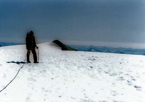 Approaching Grant Peak (the actual summit of Mount Baker)
