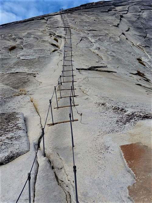 The Cables up Half Dome
