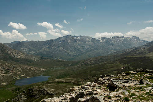 Lac de Nino and Monte Rotondo (2625m)