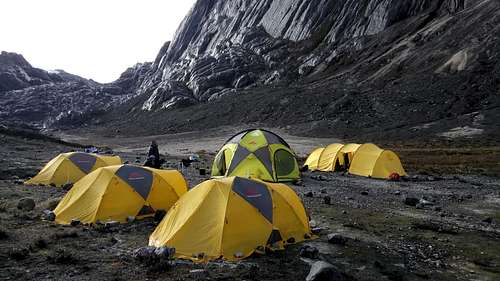 Base Camp at Carstensz Pyramid