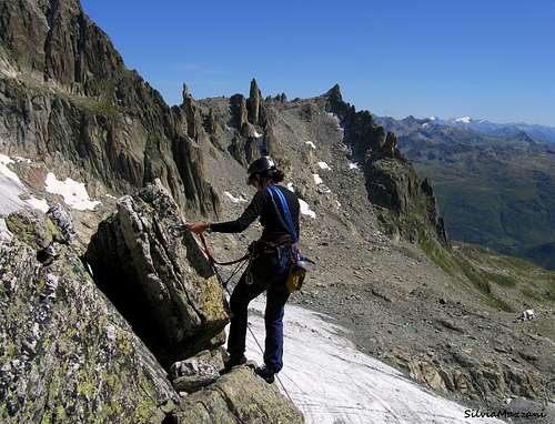 Chli Bielenhorn and Kamel seen from the summit of Hannibal Turm