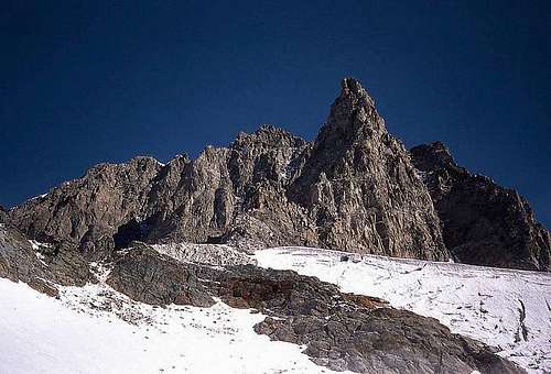 The south-west side of Piz...
