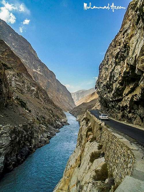 Skardu Road Between Gilgit and Skardu