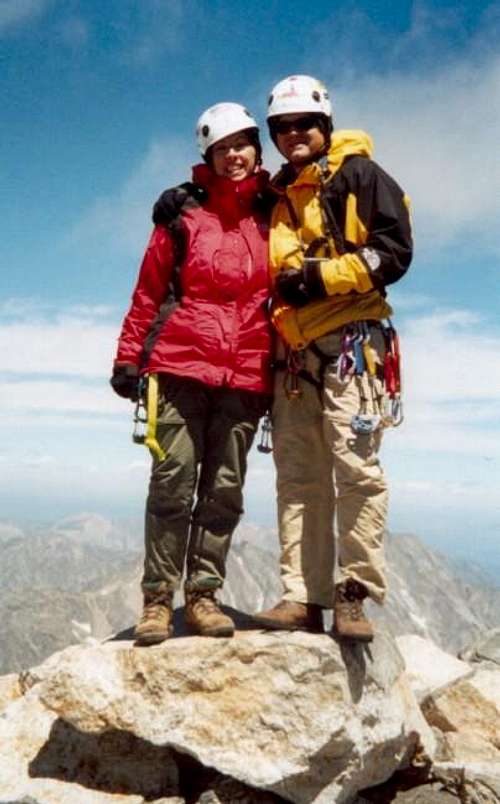 Jackie and Alan on the summit !