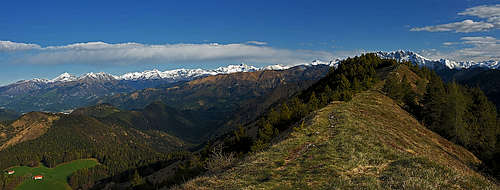 Monte Colombina NW panorama