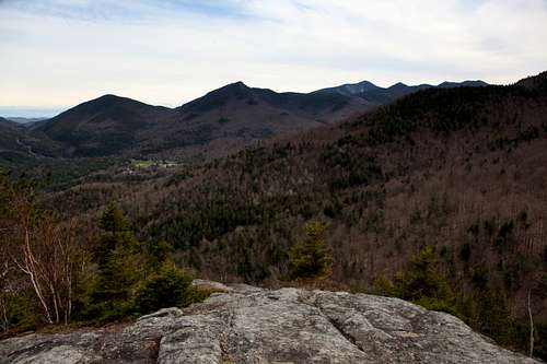 View from Snow Mountain's southern ledge