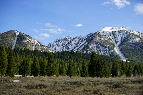 Red Rock Mt and SF Duck Creek drainage.05.04.19