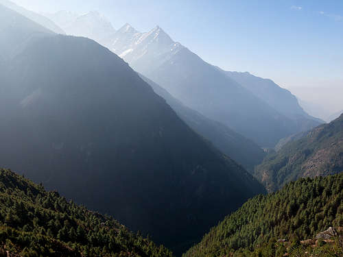 khumbu valley in namche