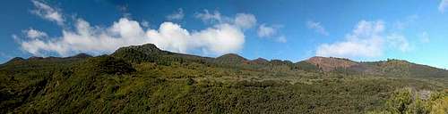 The Cumbre Vieja Range seen...