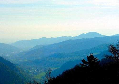 The blue line of the Vosges...
