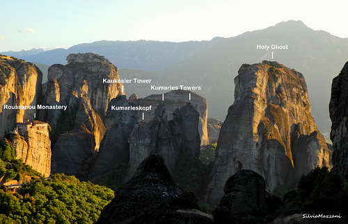 Meteora Holy Ghost Group annotated panorama
