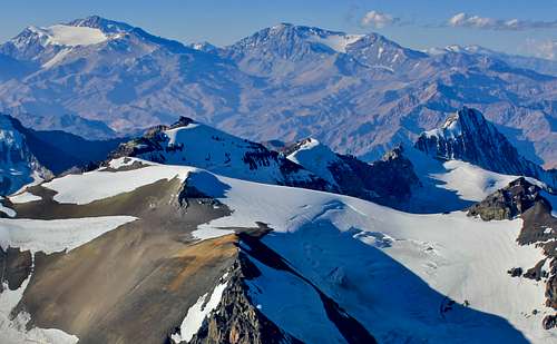 Aconcagua - view from above Camp Colera