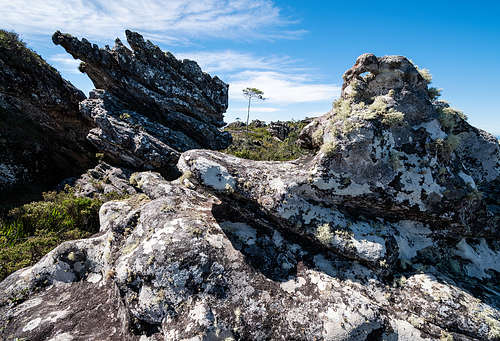 formações rochosas do campo rupestre - rock formations of the rupestrian field