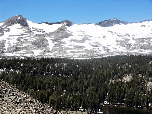 The Crystal Range Mountains in Desolation Wilderness