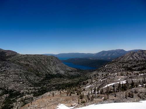 From Keith's Dome, a glimpse of Tahoe