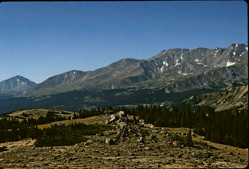 Mount Massive from Bald Eagle mountain