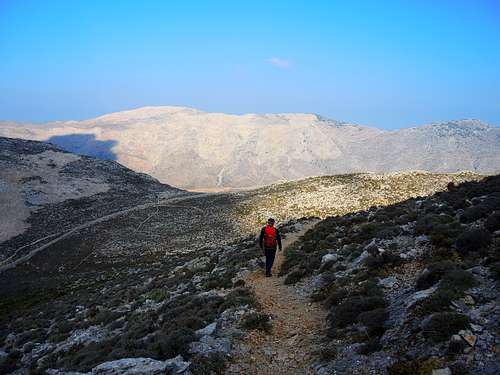 Profitis Ilias, toward the col above the Vathy Valley