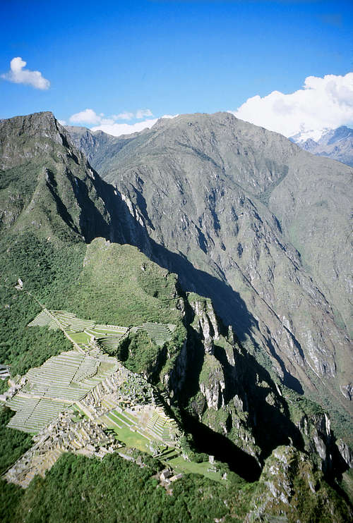 The second best view of Machu Picchu - from top of Huayna Picchu