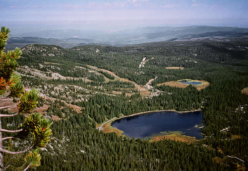 Summit view, looking north over Anthony Lake