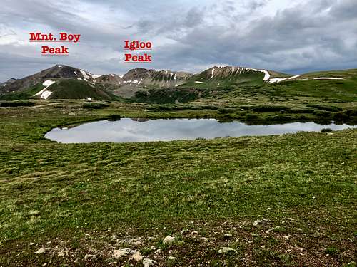 Mountain Boy and Igloo Peaks