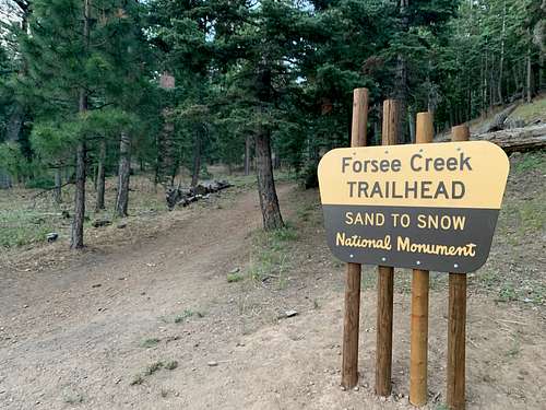 Forsee Creek Trailhead