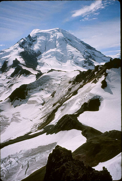 Mt. Baker north face from Hadley Peak summit