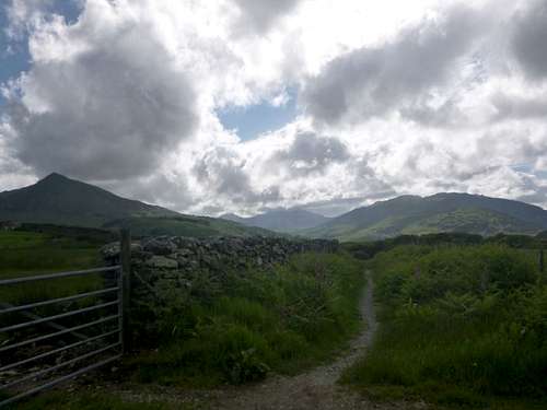 35. The Slate Trail heading to Capel Curig