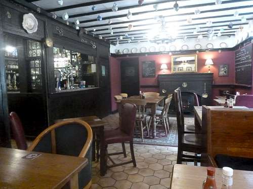 49. The deserted bar at the Tyn Y Coed