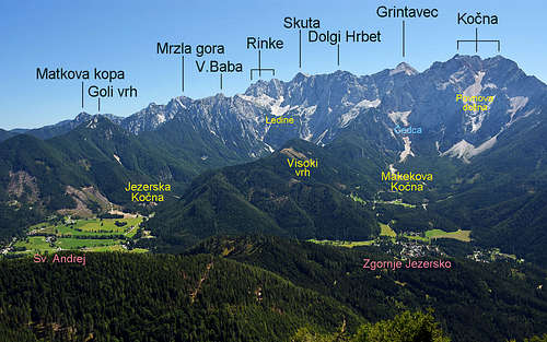 Virnikov Grintovec panorama