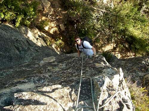 Sven Davis making his way up...